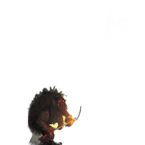 staff, mask, creature, animal transparent PNG cut-out