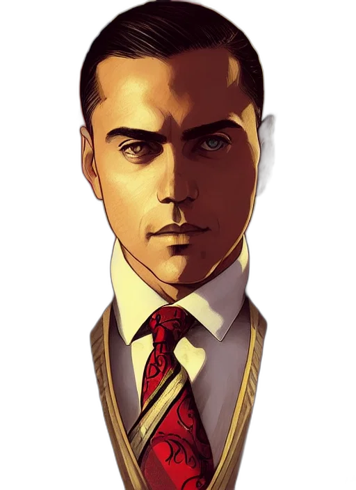 face, staff, comic book art, concept art transparent PNG cut-out