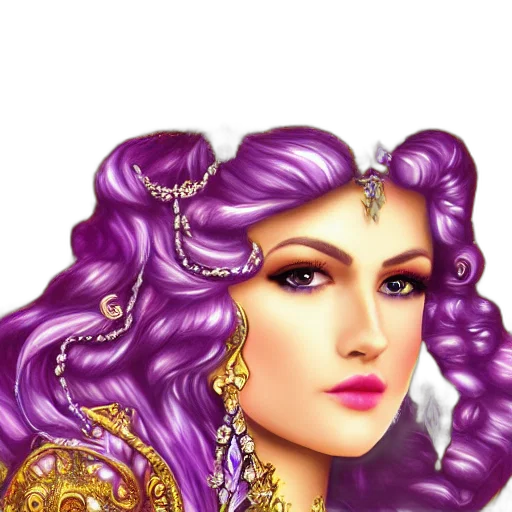 crown, jewelry, face, fantasy art transparent PNG cut-out