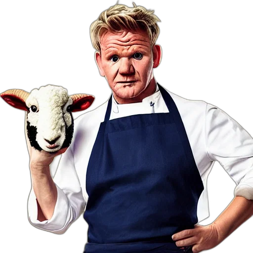 food, animal, portrait, chef transparent PNG cut-out