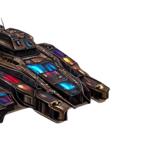 weapon, cyberpunk, concept art, 3d render transparent PNG cut-out