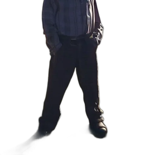 jacket, staff, creature, robot transparent PNG cut-out