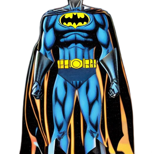 comic book art, concept art, blue, super transparent PNG cut-out
