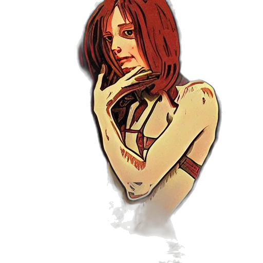 comic book art, concept art, watercolor, pixel art transparent PNG cut-out