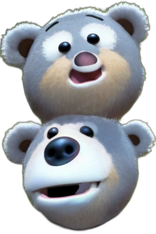 animal, face, 3d render, concept art transparent PNG cut-out