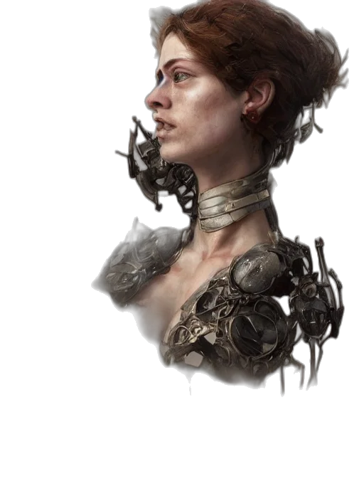 face, crown, mask, robot transparent PNG cut-out
