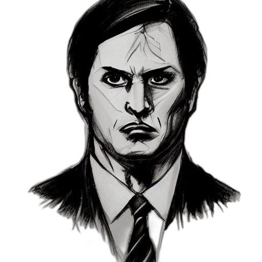 face, mask, comic book art, concept art transparent PNG cut-out