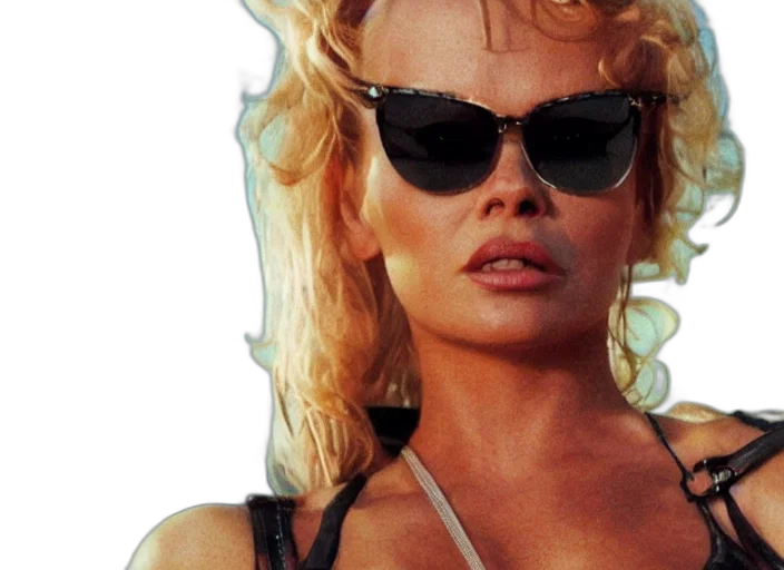 face, photorealistic, vaporwave, cyberpunk transparent PNG cut-out