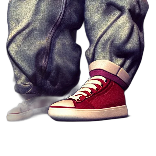 shoes, jacket, creature, weapon transparent PNG cut-out