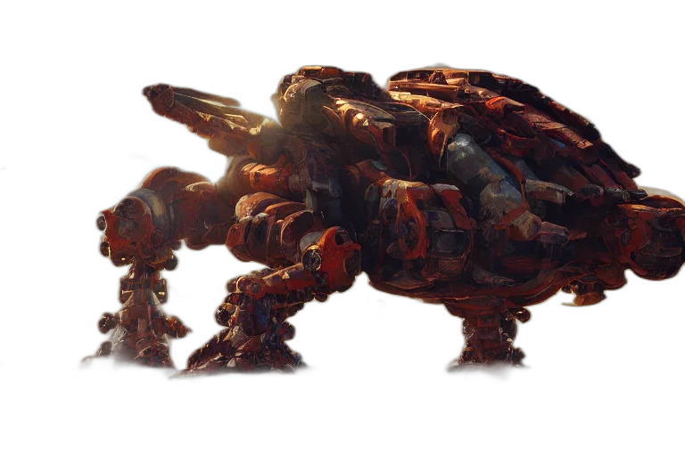 dragon, creature, robot, animal transparent PNG cut-out