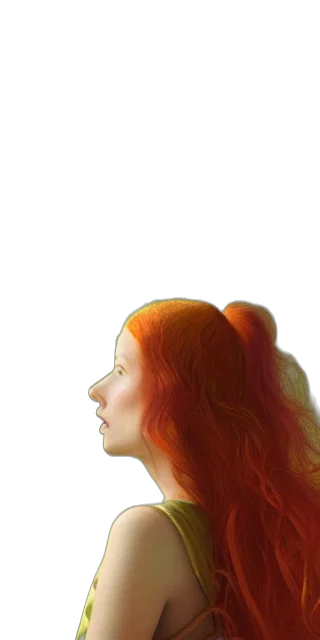 hair, face, crown, dress transparent PNG cut-out