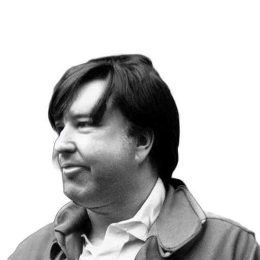 staff, jacket, hair, face transparent PNG cut-out