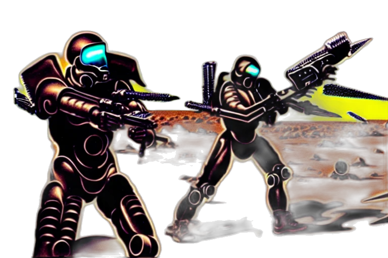 weapon, concept art, pixel art, comic book art transparent PNG cut-out