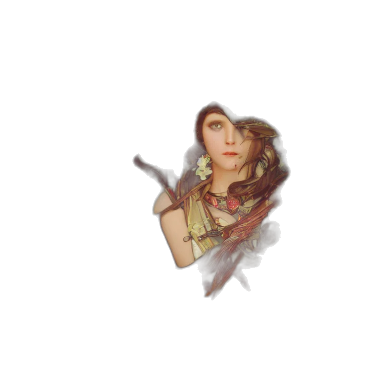 face, dragon, staff, sword transparent PNG cut-out