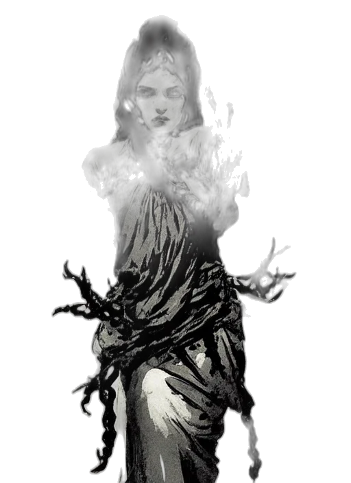 dress, creature, concept art, fantasy art transparent PNG cut-out