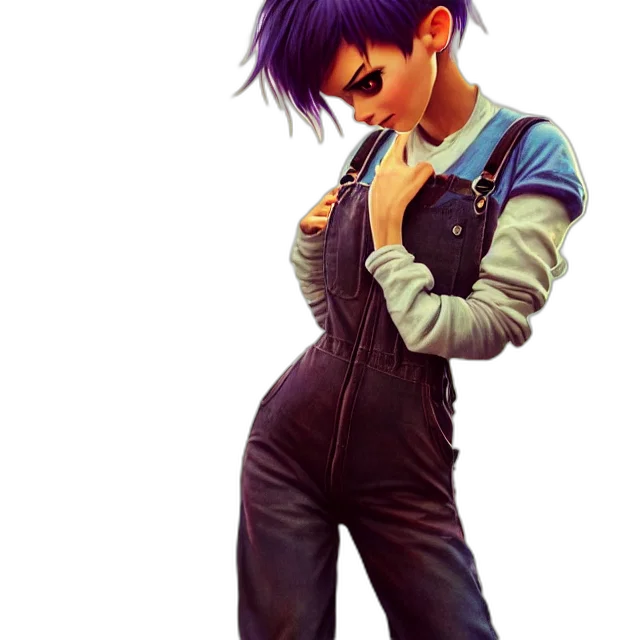 jacket, staff, concept art, comic book art transparent PNG cut-out