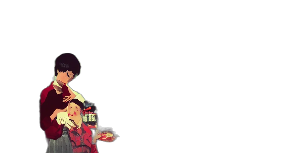 robot, weapon, jacket, staff transparent PNG cut-out