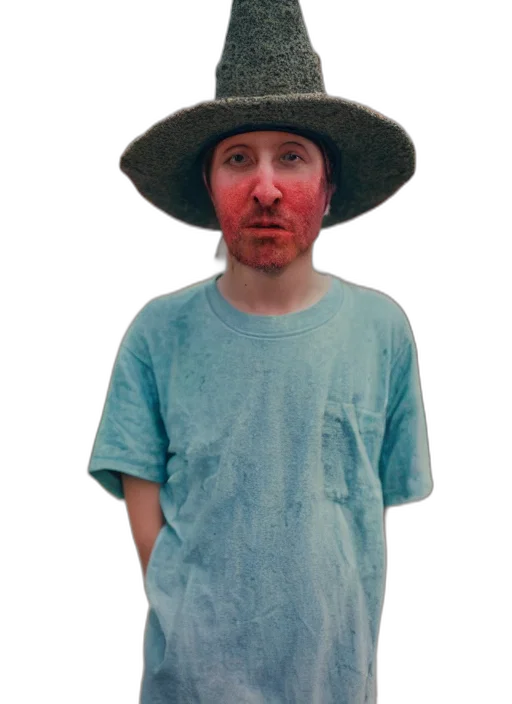 hat, mask, face, staff transparent PNG cut-out