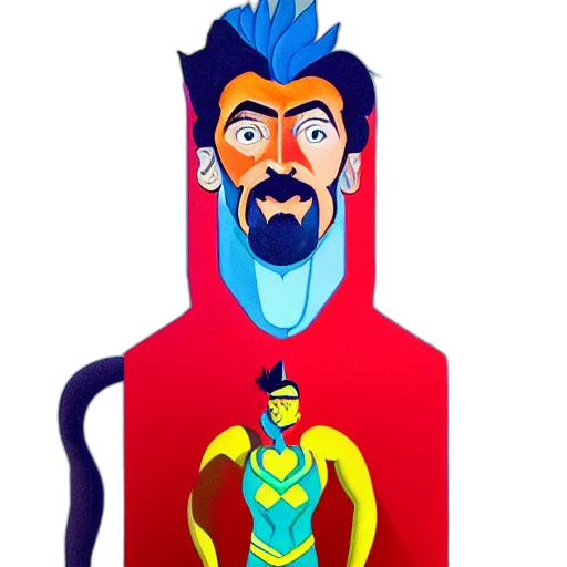 comic book art, cartoon, concept art, pixel art transparent PNG cut-out