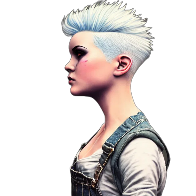 staff, face, hair, jacket transparent PNG cut-out