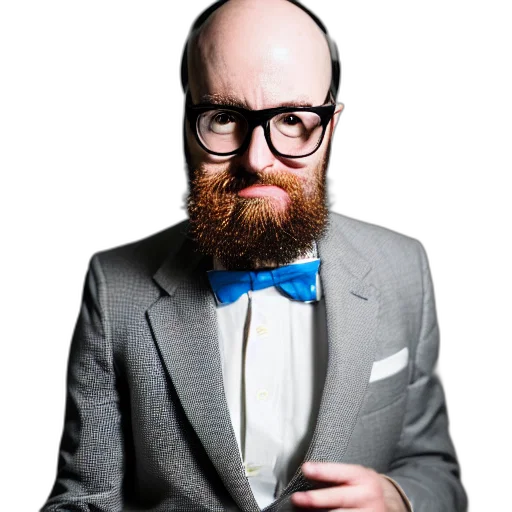 staff, hair, hat, face transparent PNG cut-out