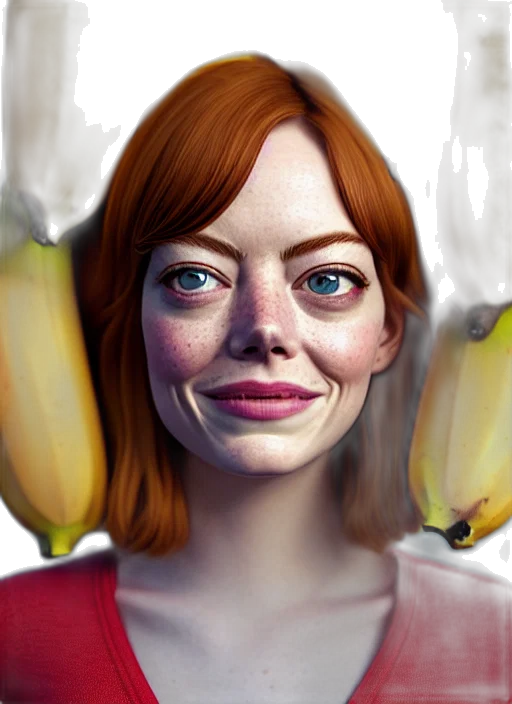 face, food, photorealistic, concept art transparent PNG cut-out