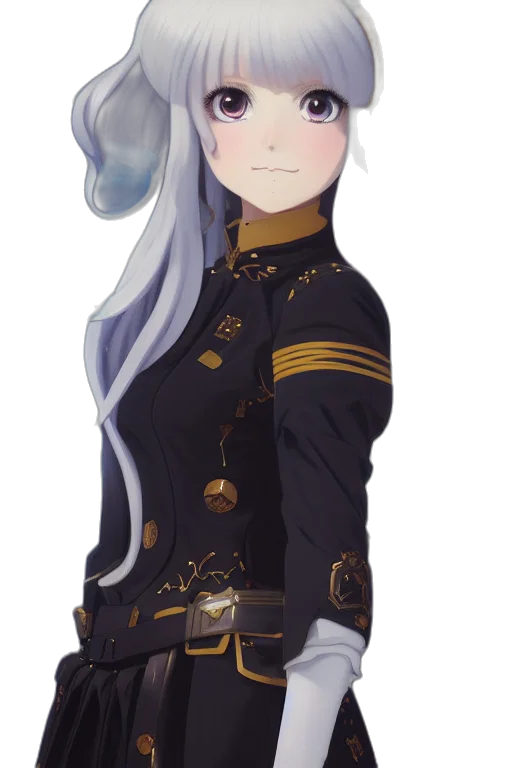 staff, dress, jacket, crown transparent PNG cut-out