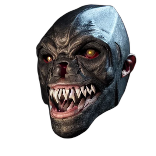 mask, face, creature, staff transparent PNG cut-out