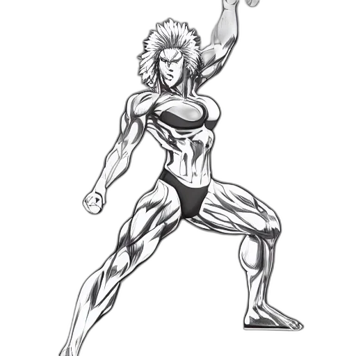 concept art, comic book art, pencil sketch, cartoon transparent PNG cut-out