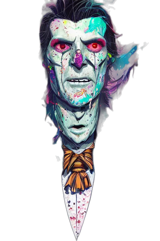 mask, face, creature, staff transparent PNG cut-out