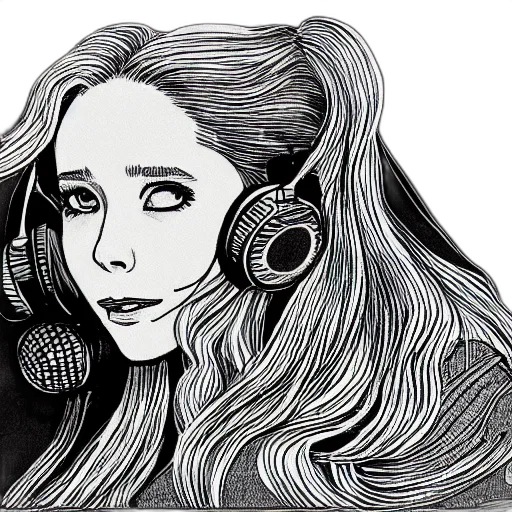 hair, face, cartoon, pencil sketch transparent PNG cut-out
