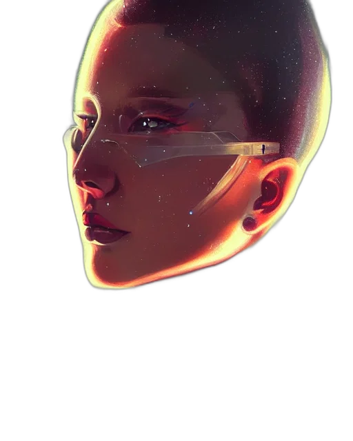 robot, mask, face, creature transparent PNG cut-out