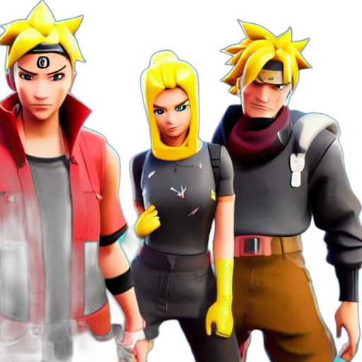 concept art, 3d render, comic book art, anime transparent PNG cut-out