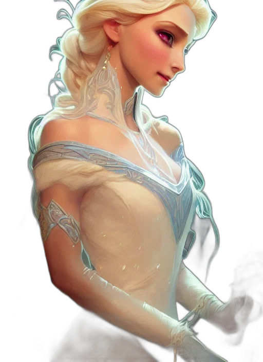 dress, crown, dragon, face transparent PNG cut-out