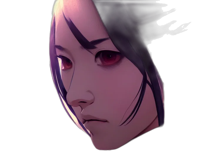 face, mask, robot, creature transparent PNG cut-out