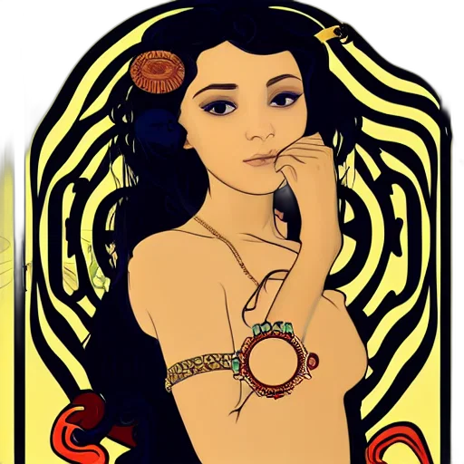 jewelry, fantasy art, cartoon, comic book art transparent PNG cut-out