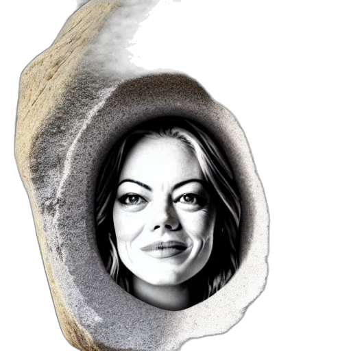 face, mask, jewelry, jacket transparent PNG cut-out