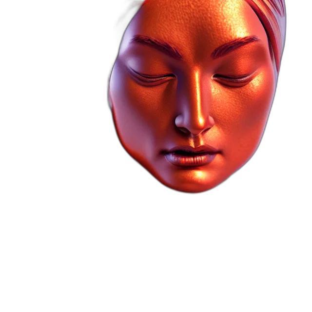 mask, face, crown, jewelry transparent PNG cut-out
