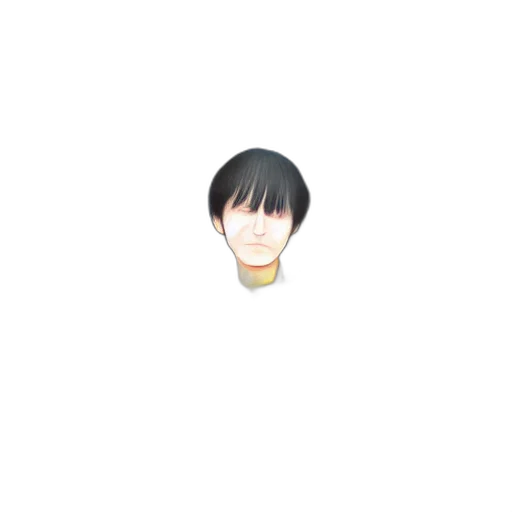 face, hair, mask, creature transparent PNG cut-out