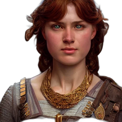 face, crown, sword, fantasy art transparent PNG cut-out