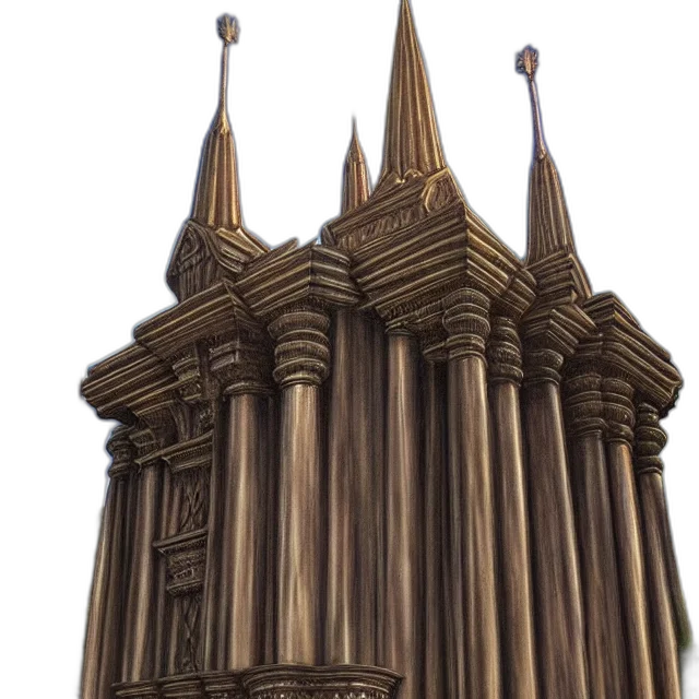 crown, building, staff, hat transparent PNG cut-out