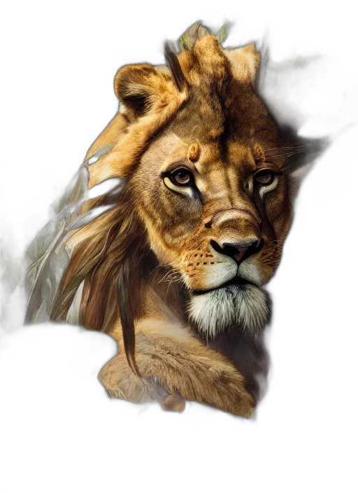 animal, crown, staff, creature transparent PNG cut-out