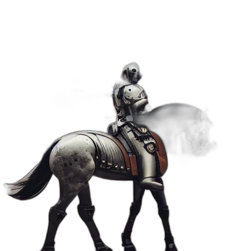 robot, sword, staff, animal transparent PNG cut-out