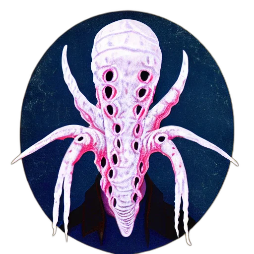 creature, animal, crown, mask transparent PNG cut-out