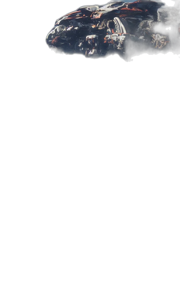 battle, arcology, dome, atop transparent PNG cut-out