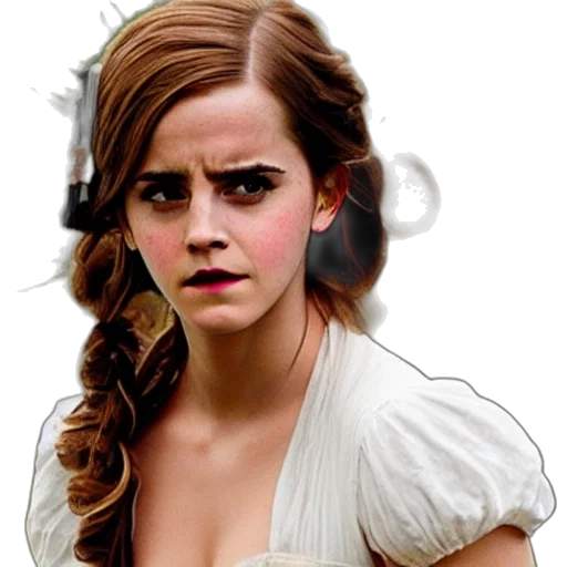 face, dress, hair, crown transparent PNG cut-out