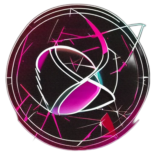 jewelry, staff, umbrella, vaporwave transparent PNG cut-out