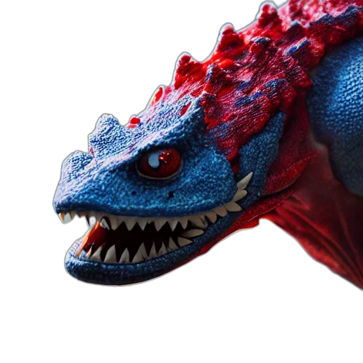 dragon, creature, animal, 3d render transparent PNG cut-out