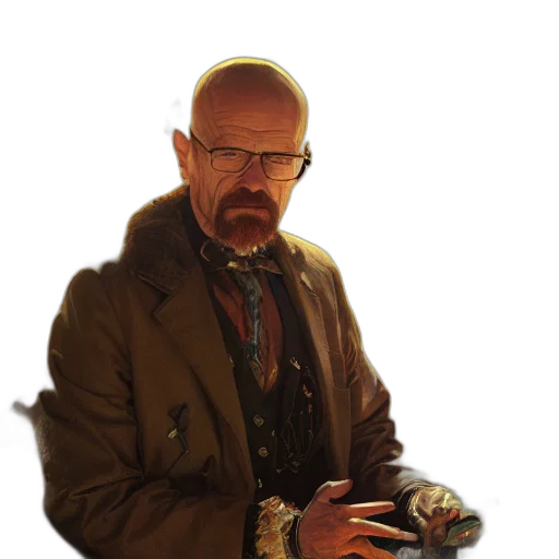 jacket, staff, animal, robot transparent PNG cut-out