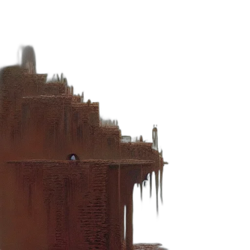robot, crown, building, sword transparent PNG cut-out